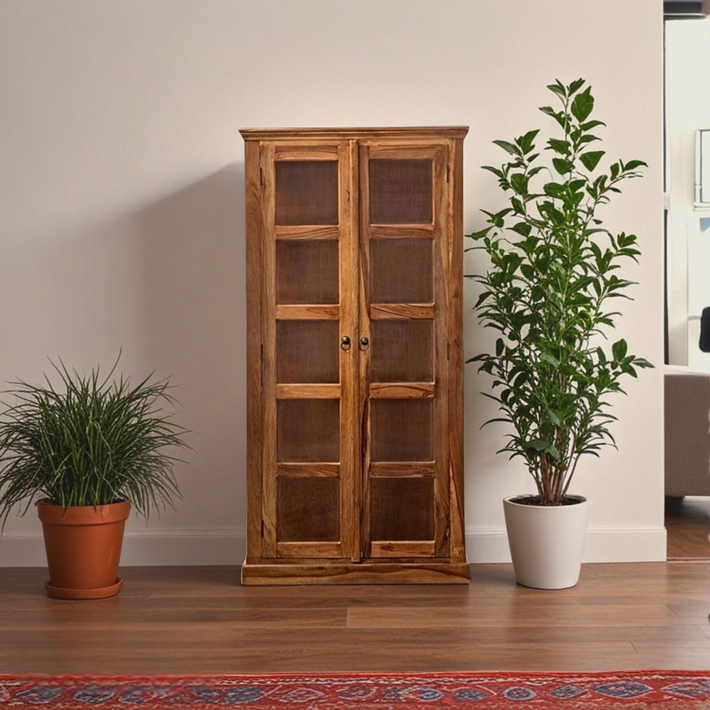 Carys Solid Sheesham Wood Bookshelf