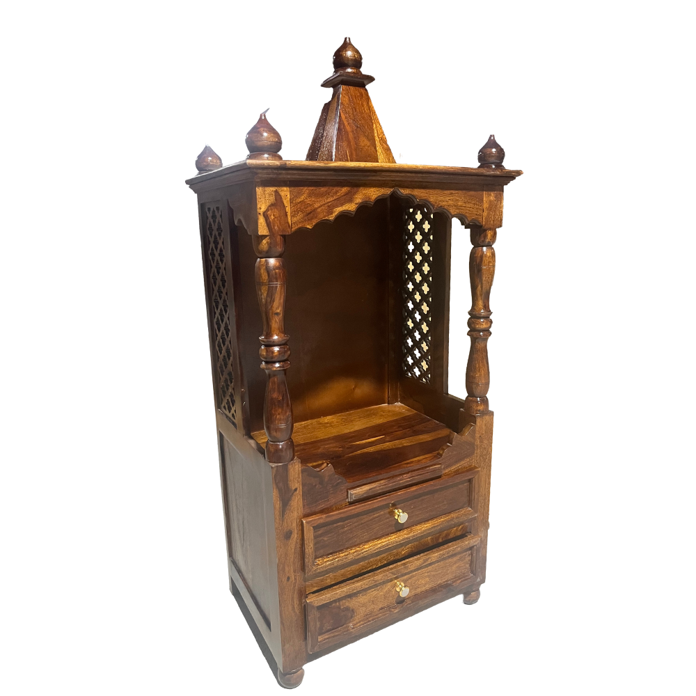 Niall Solid Sheesham Wood Temple