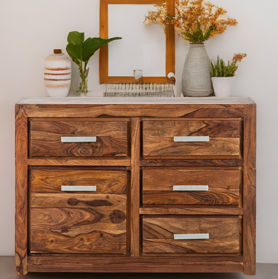Willa Solid Sheesham Wood Chest of Drawer