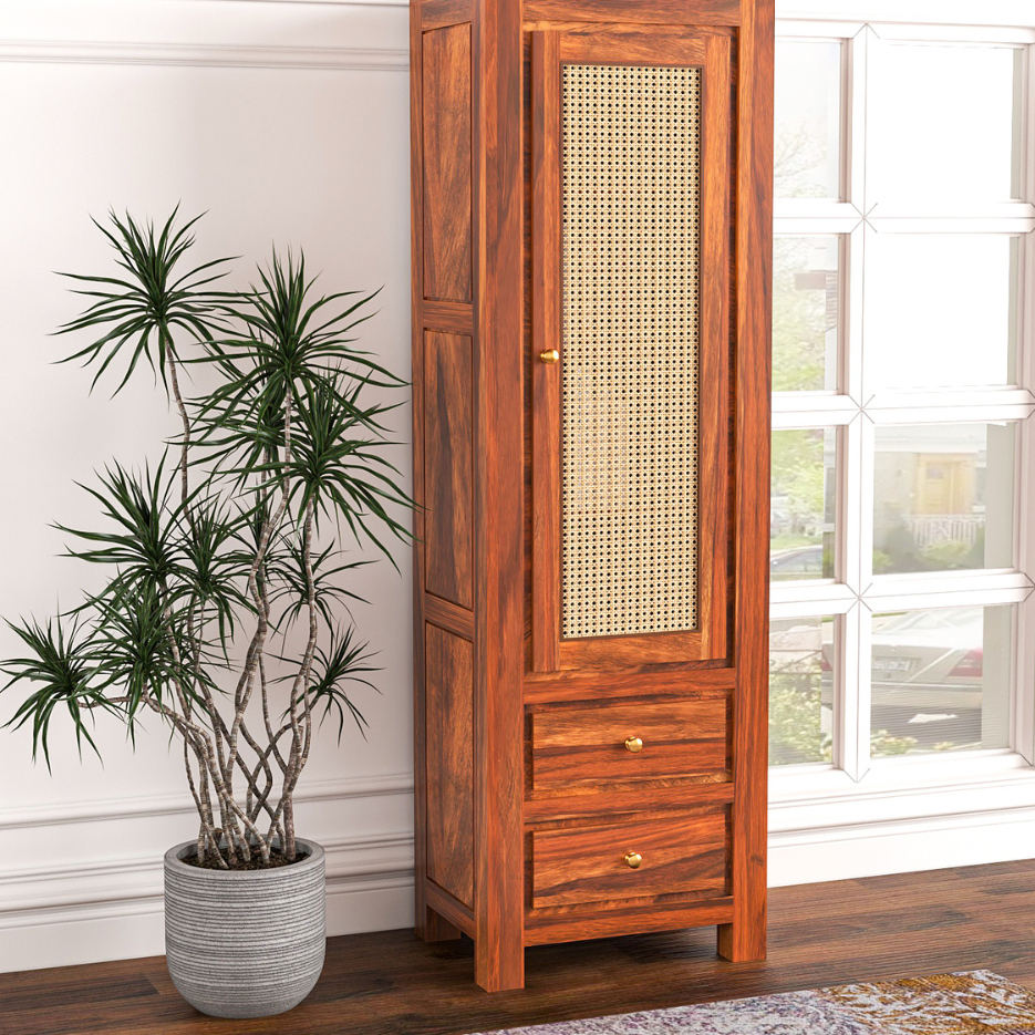 Liora Solid Sheesham Wood Bookshelf