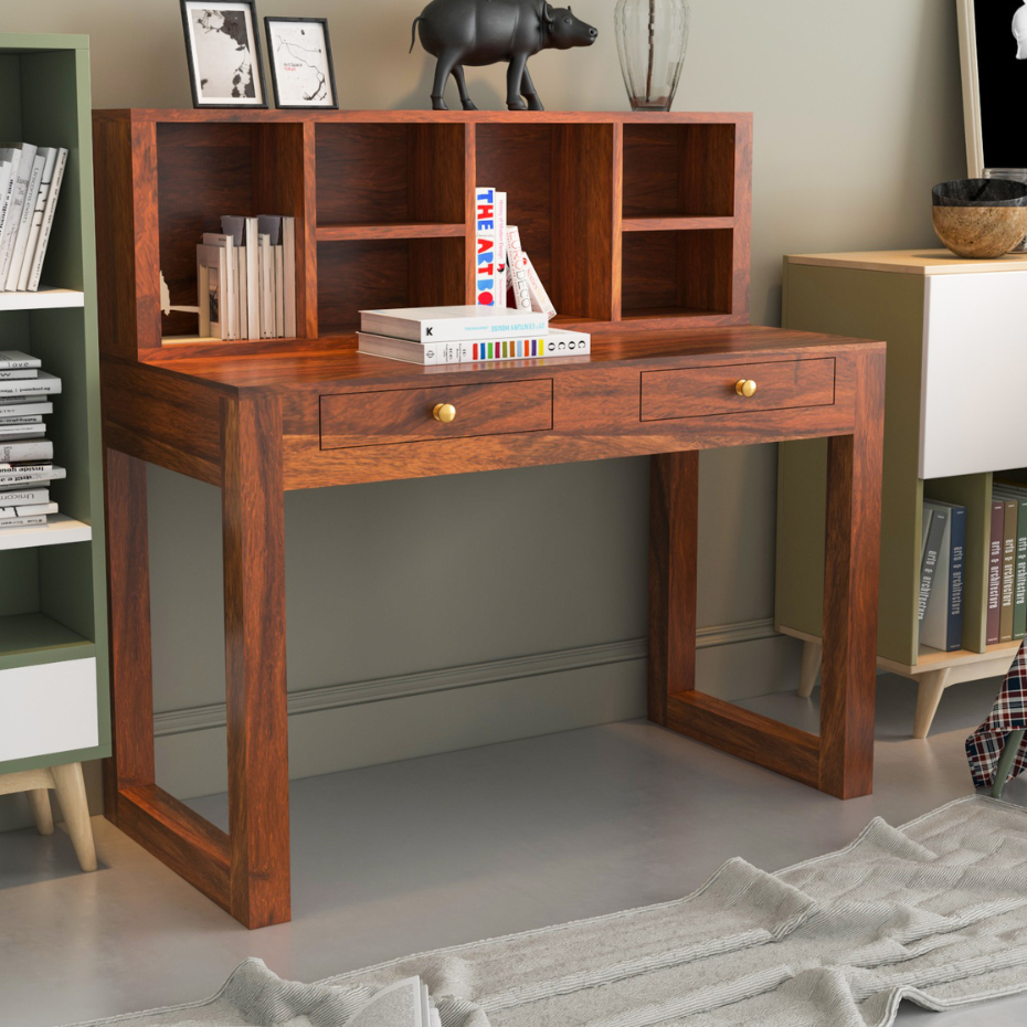 Kieran Solid Sheesham Wood Study Table