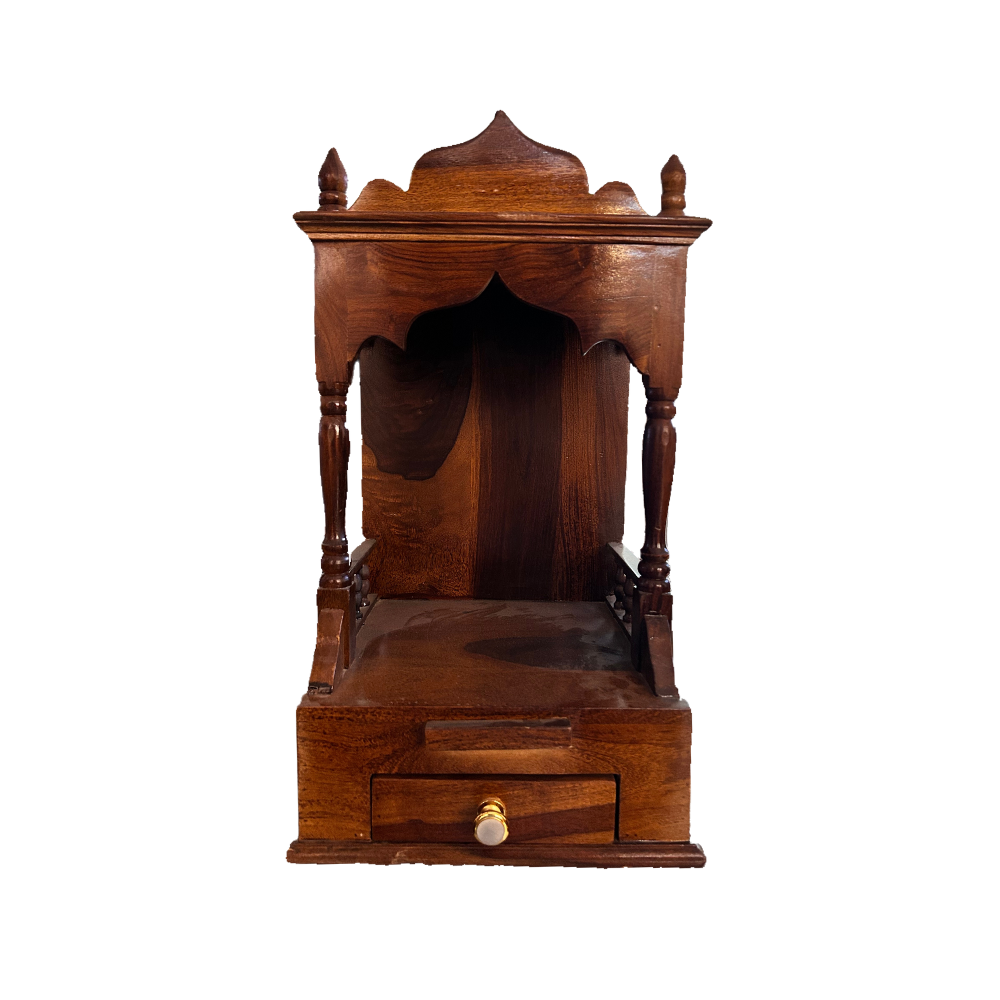 Vespera Solid Sheesham Wood Temple