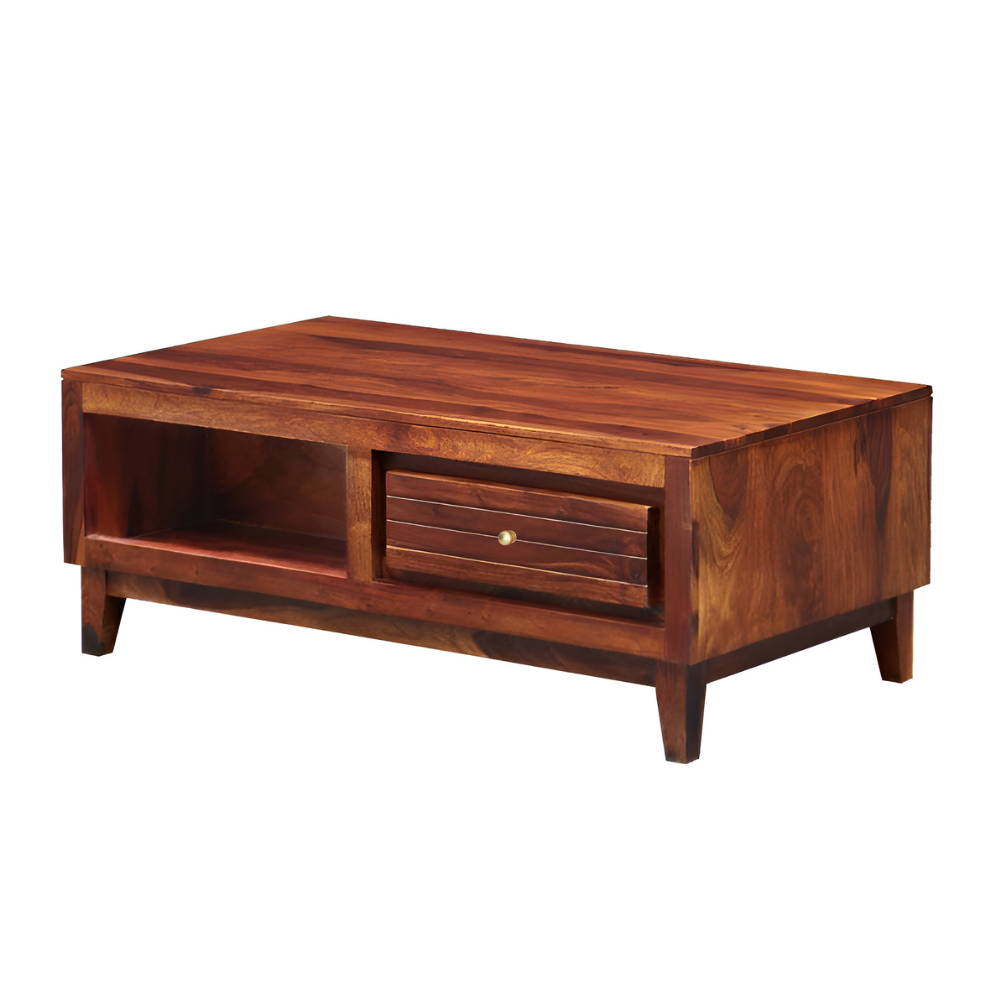 Quinlan Solid Sheesham Wood Coffee Table