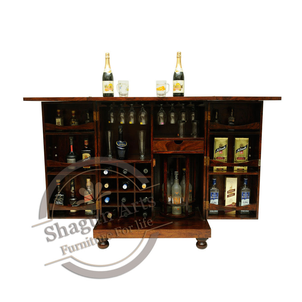 Stylish Brown wine Cabinet