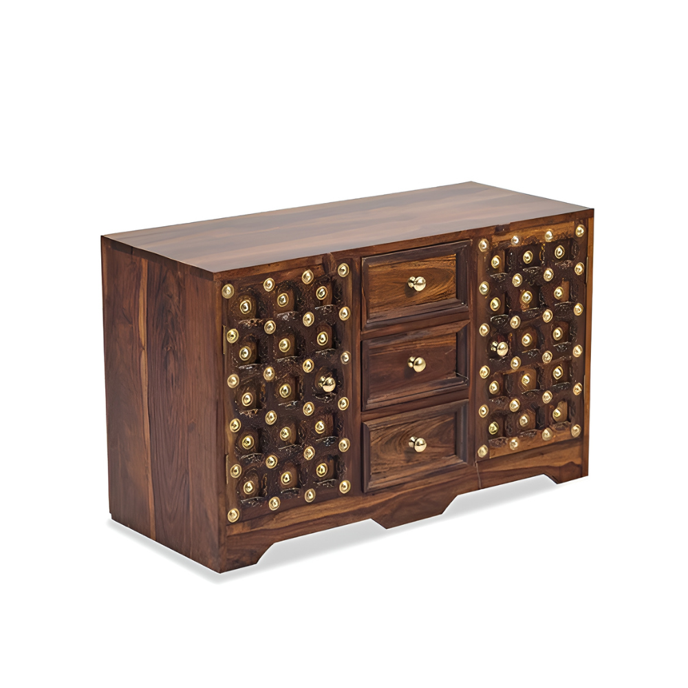 Merritt Solid Sheesham Wood Chest of Drawer