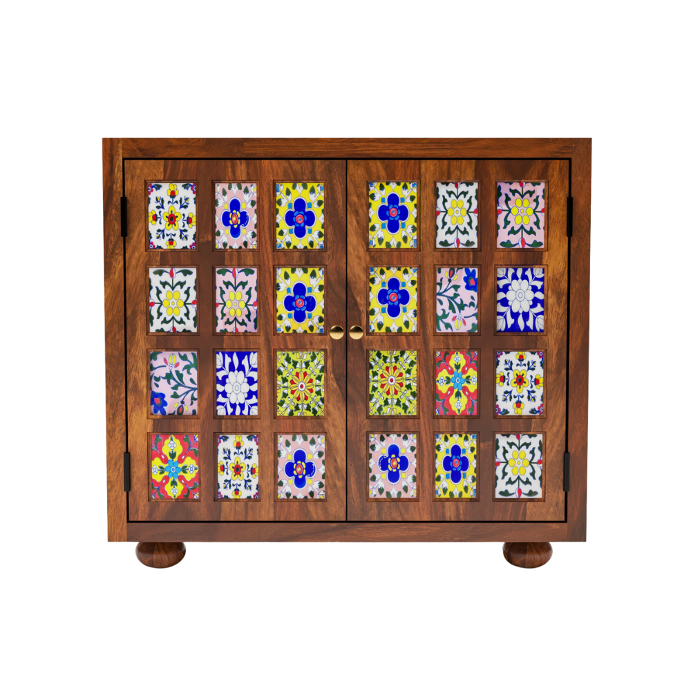 Caspian Solid Sheesham Wood Sideboard