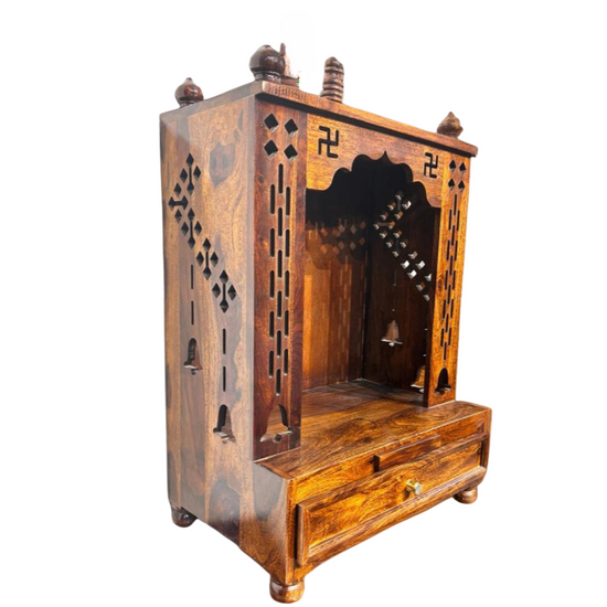 Ursa Solid Sheesham Wood Temple
