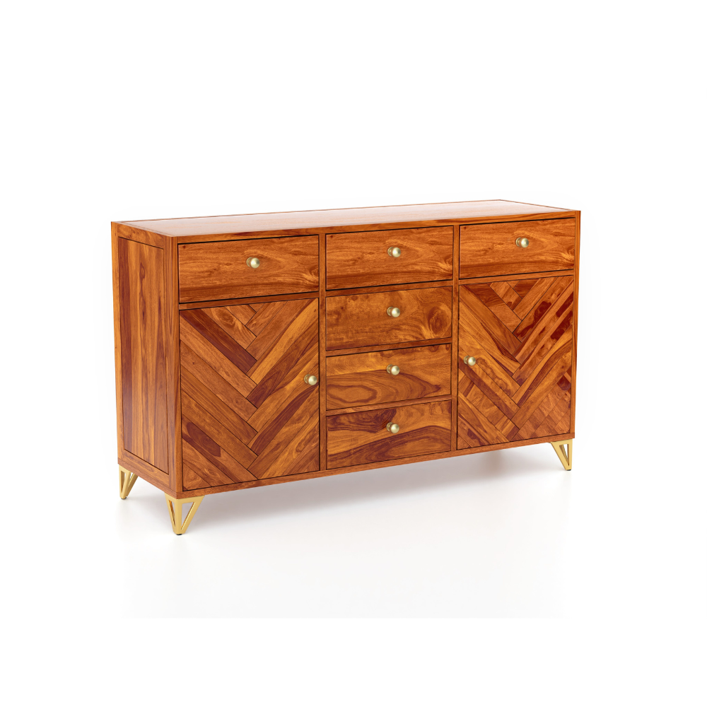 Faelan Solid Sheesham Wood Sideboard