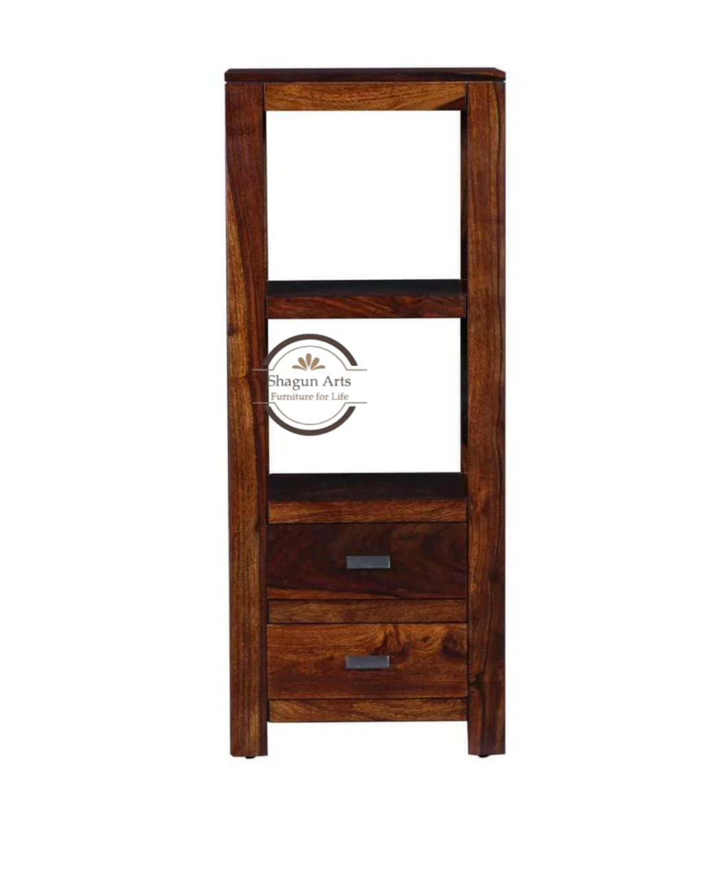 Bryan Solid Wood Book Shelf In Honey oak Finish