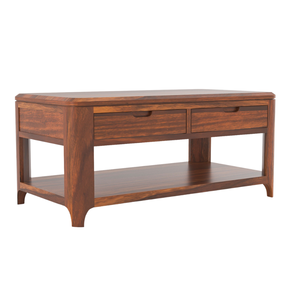 Whitley Solid Sheesham Wood Coffee Table
