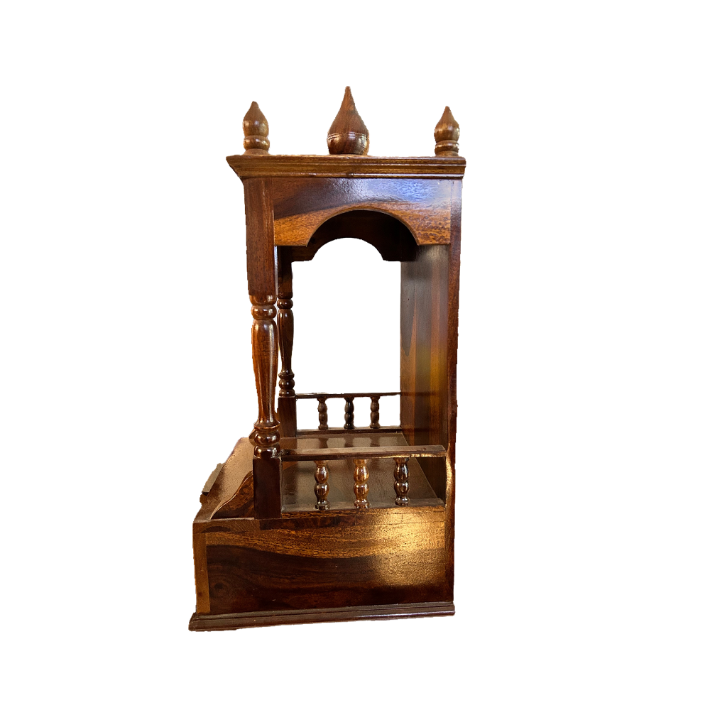Vespera Solid Sheesham Wood Temple