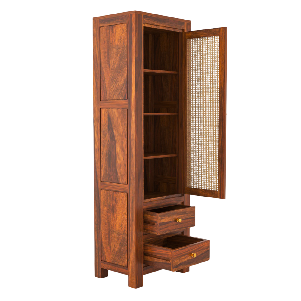 Liora Solid Sheesham Wood Bookshelf