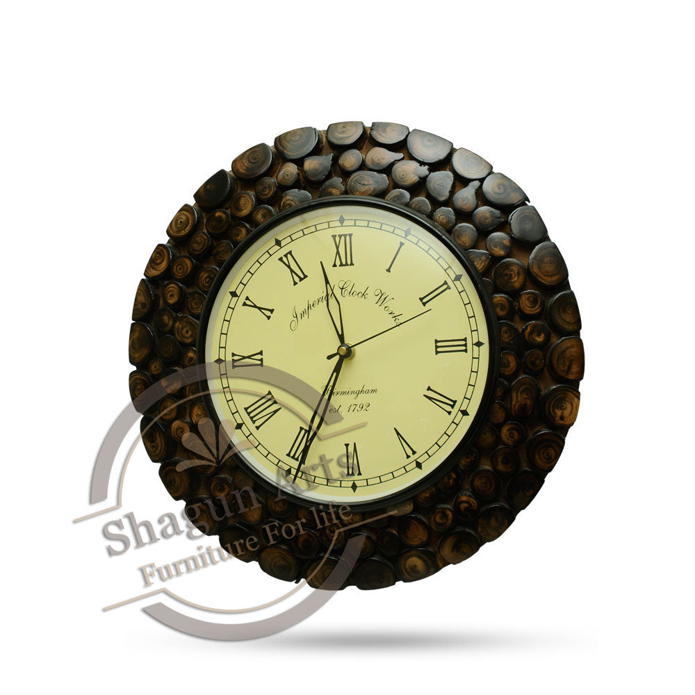 Royal and Elegant Decorative Wooden Wall Clock