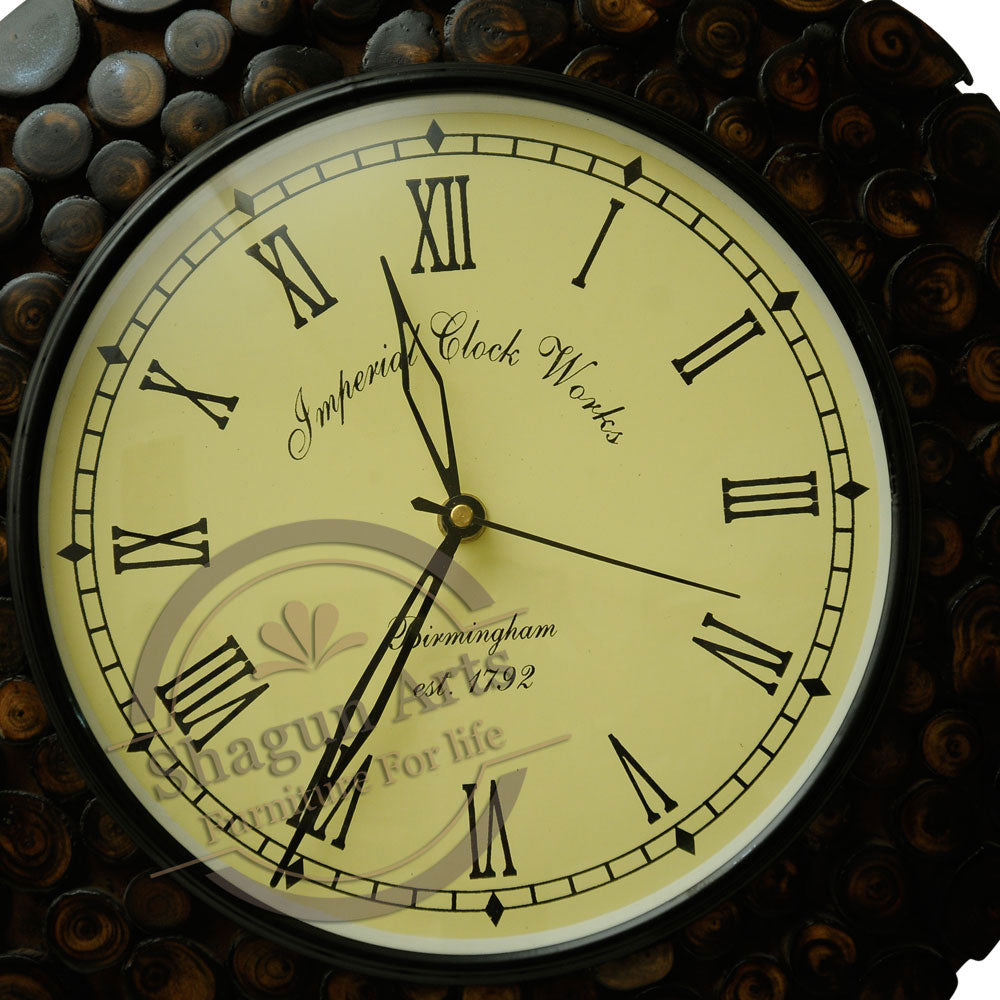 Royal and Elegant Decorative Wooden Wall Clock