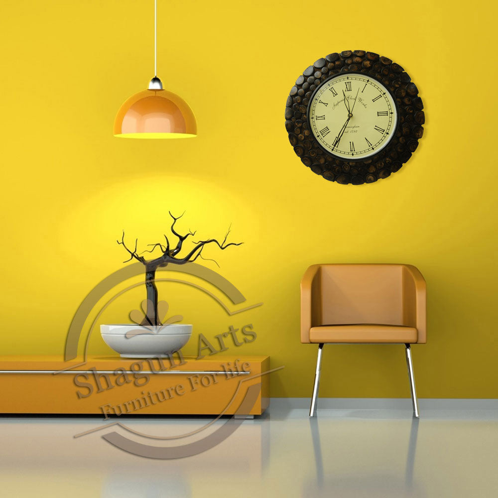 Royal and Elegant Decorative Wooden Wall Clock