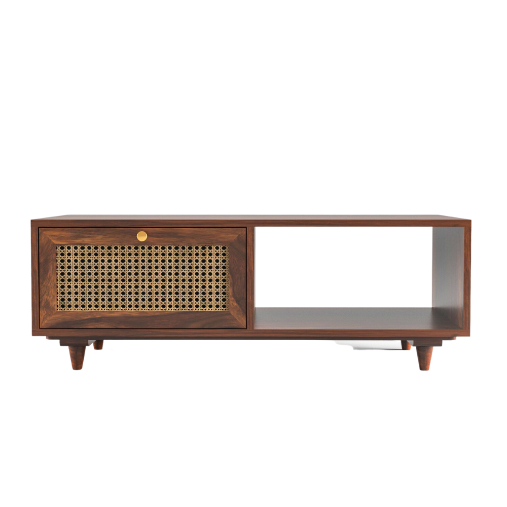 Xenia Solid Sheesham Wood Coffee Table