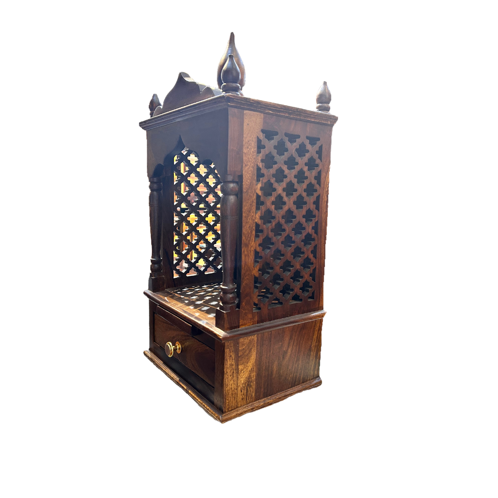Kairos Solid Sheesham Wood Temple