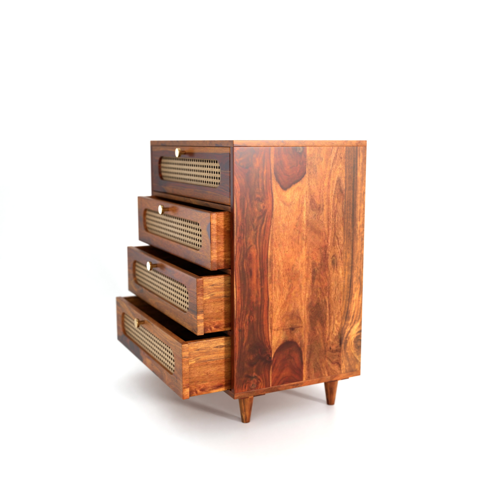 Pryor Solid Sheesham Wood Chest of Drawer