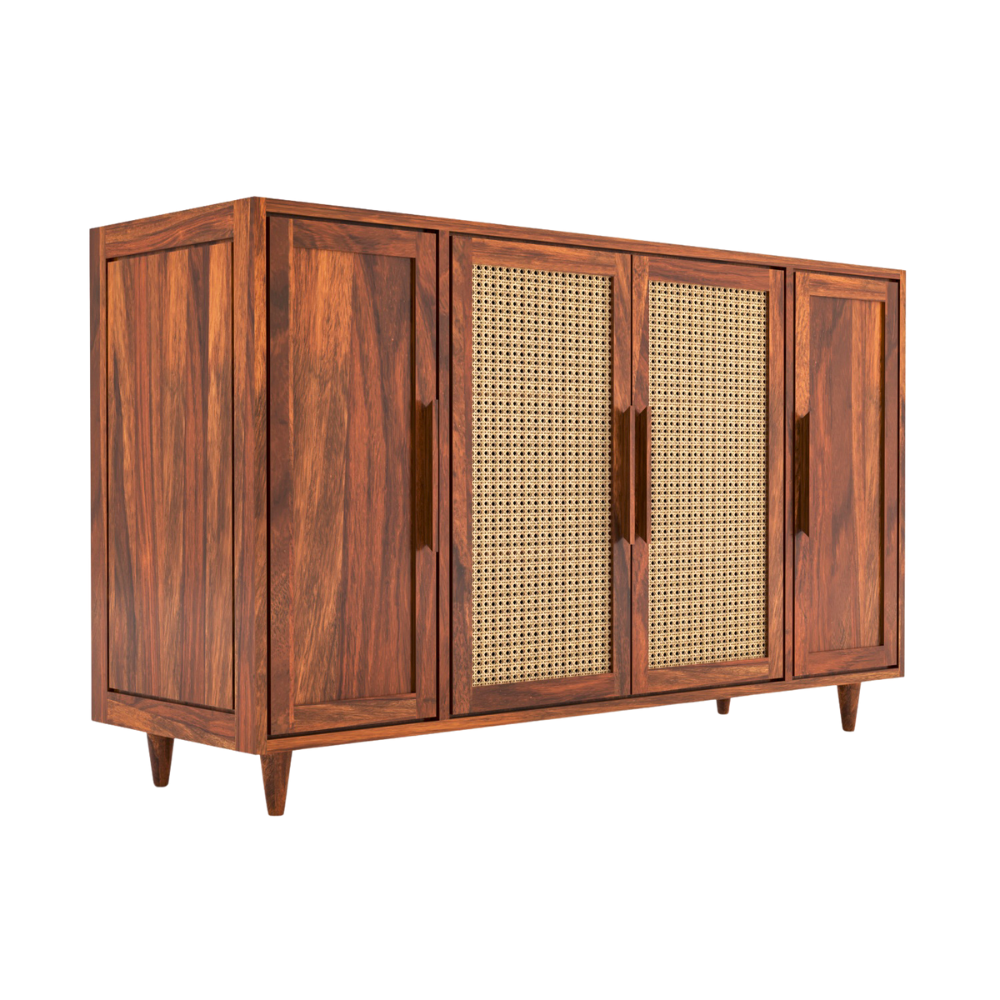 Veda Solid Sheesham Wood Sideboard