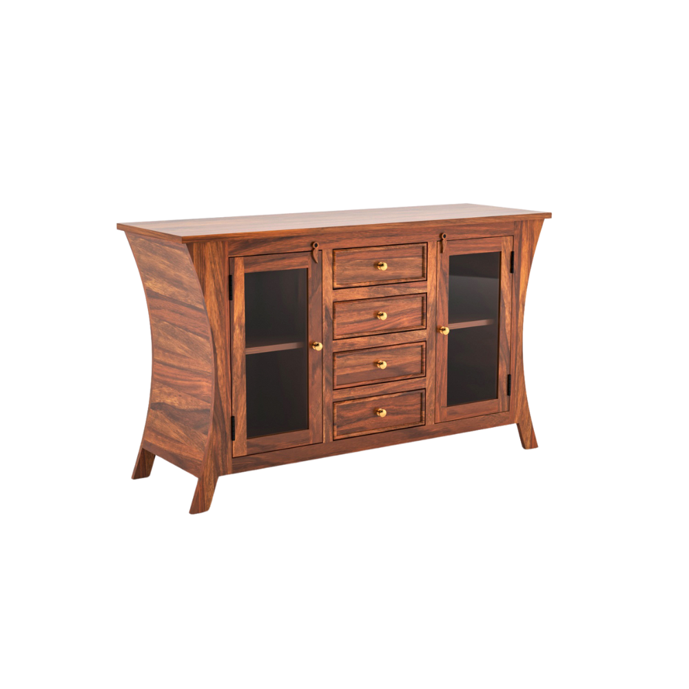 Emrys Solid Sheesham Wood Sideboard