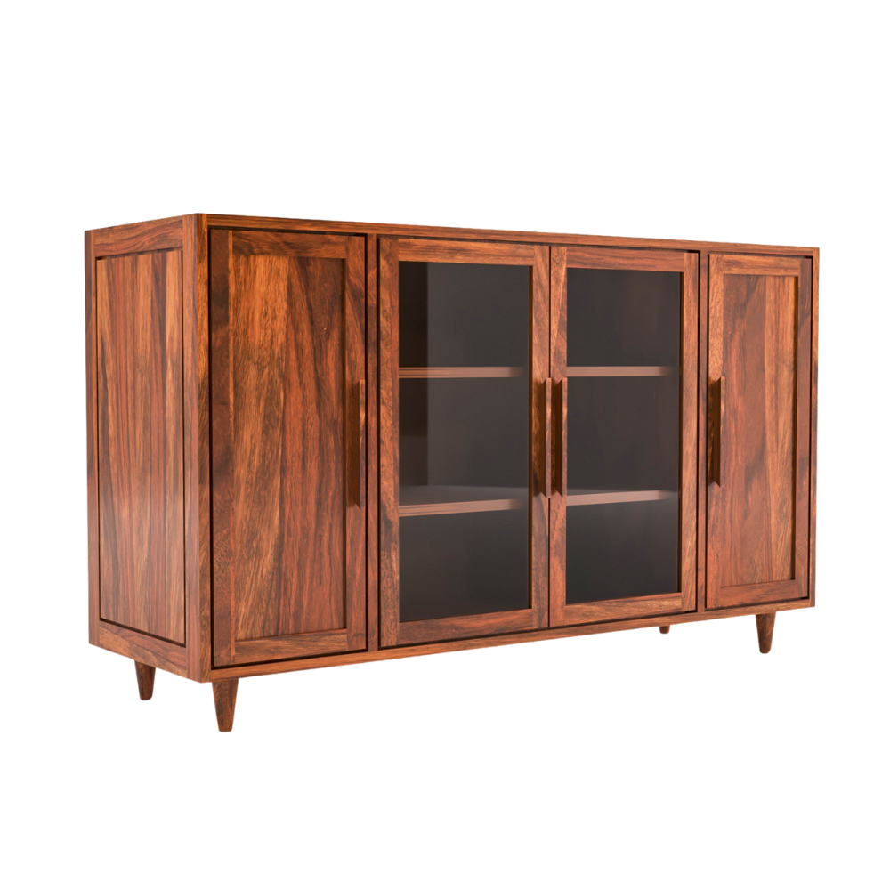 Delphine Solid Sheesham Wood Sideboard