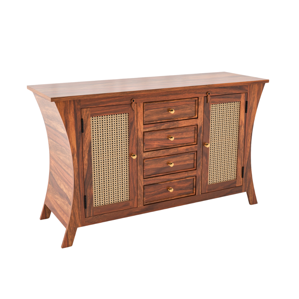 Axton Solid Sheesham Wood Sideboard