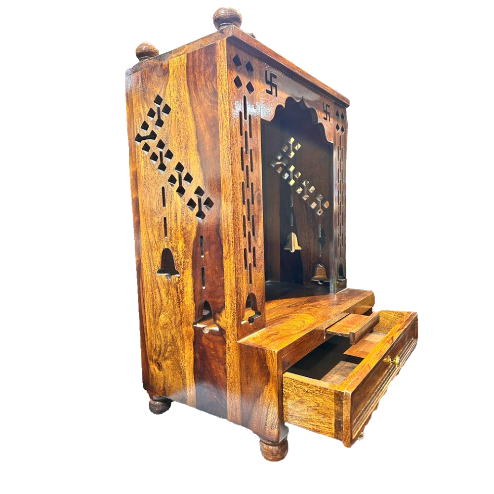 Ursa Solid Sheesham Wood Temple
