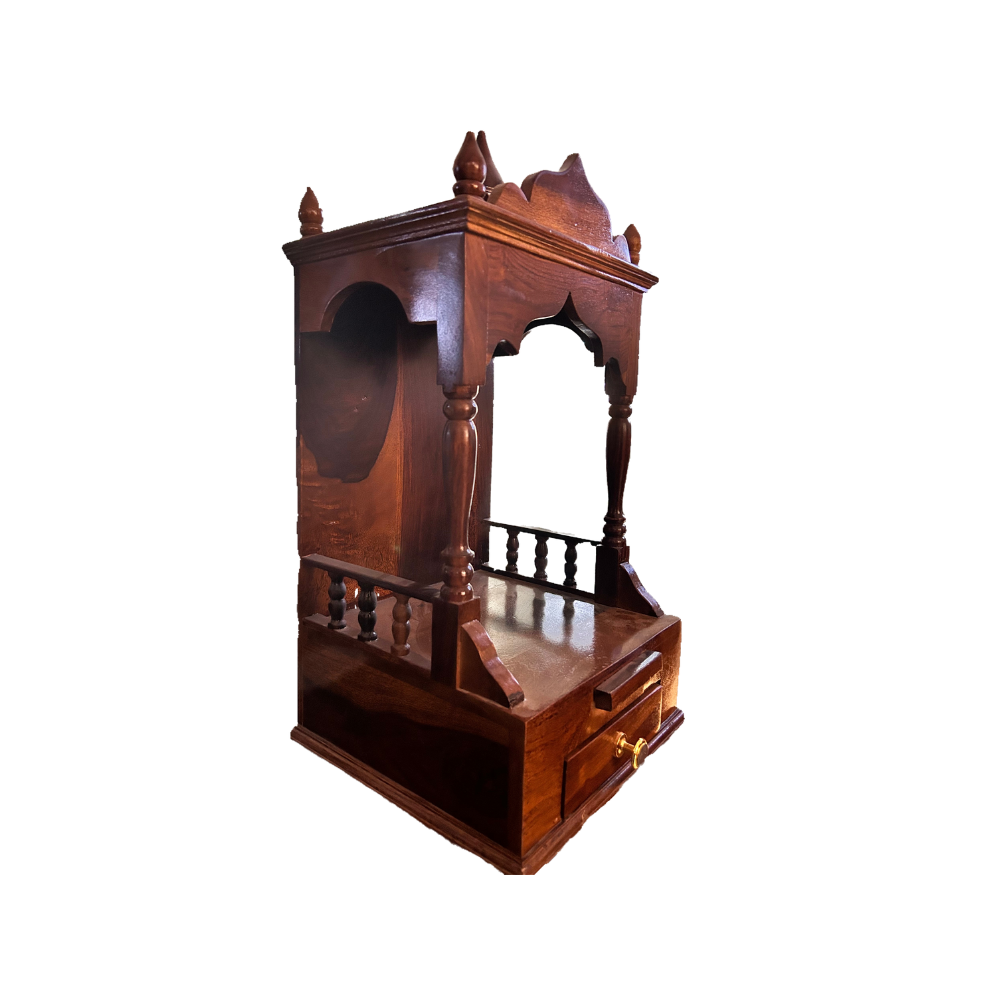 Vespera Solid Sheesham Wood Temple