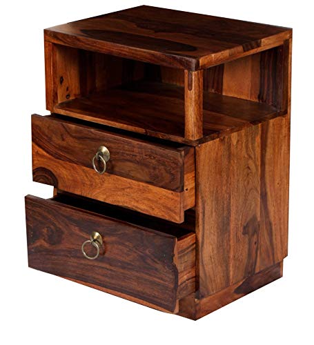 Wagner Bed Wood Bedside Table for Bedroom