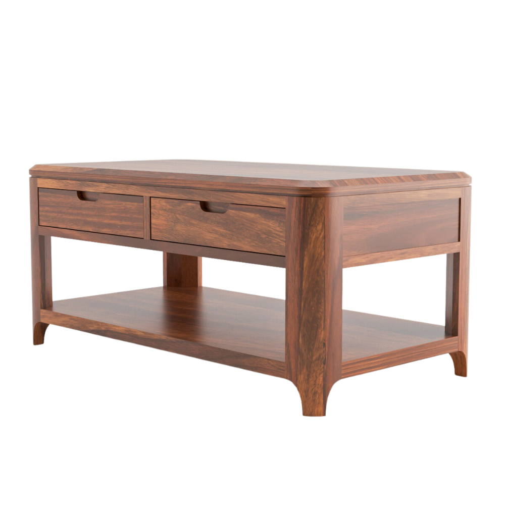 Whitley Solid Sheesham Wood Coffee Table