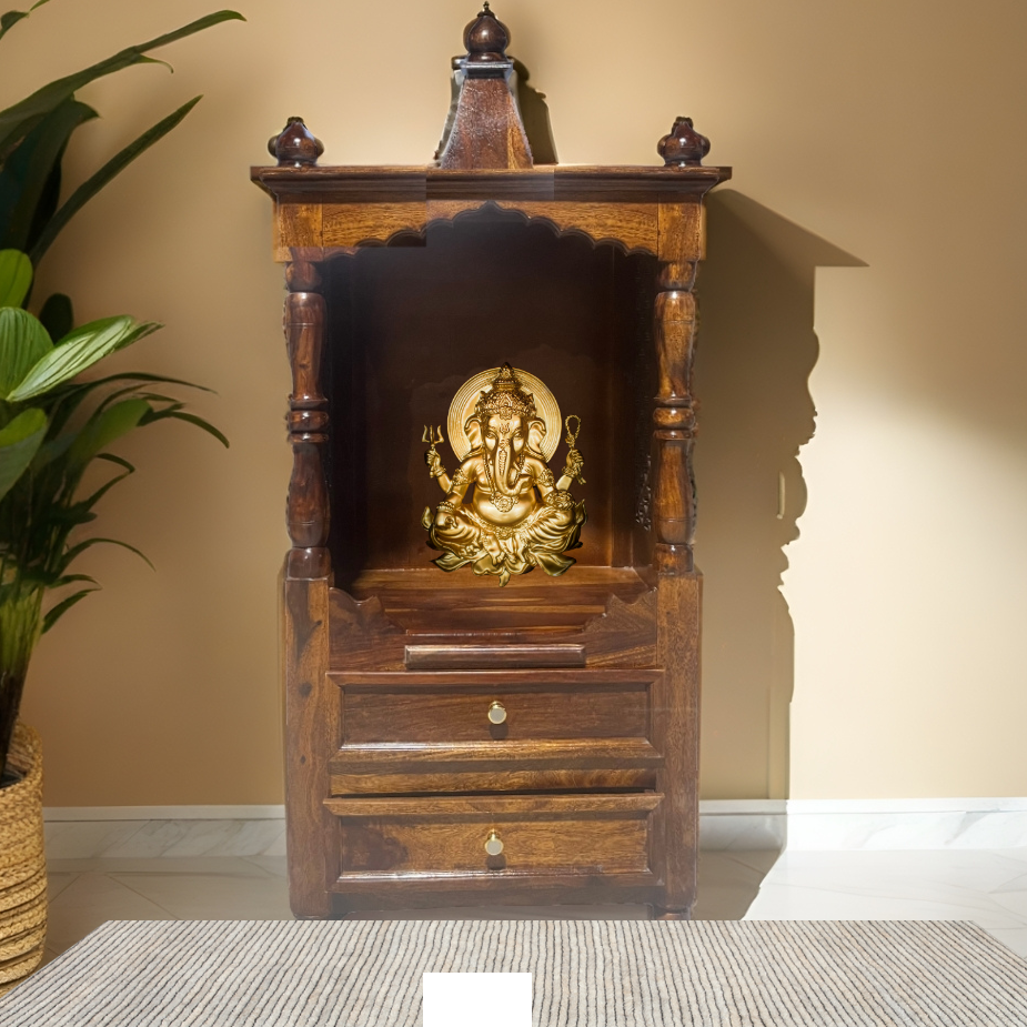 Niall Solid Sheesham Wood Temple