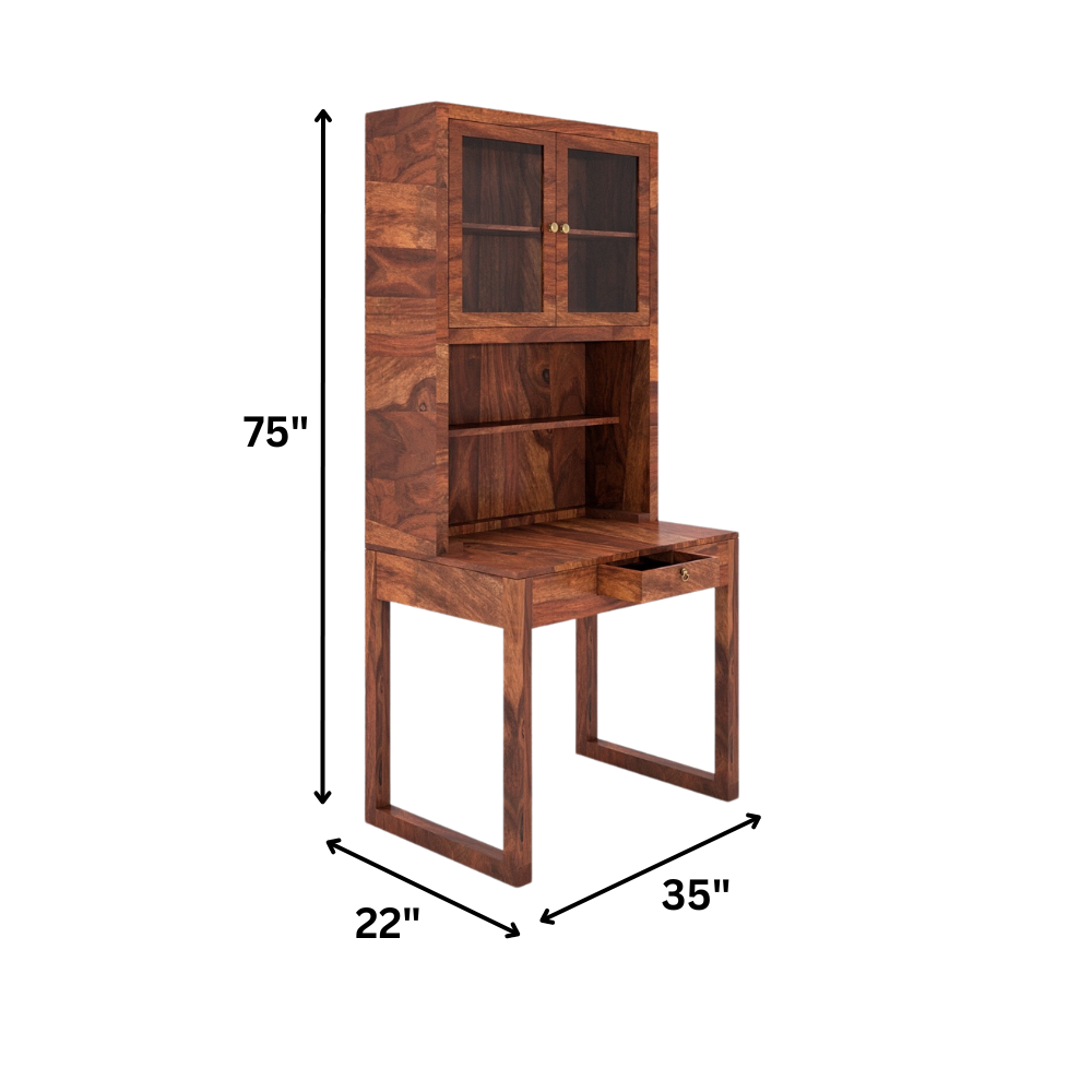 Quinlan Solid Sheesham Wood Study Table