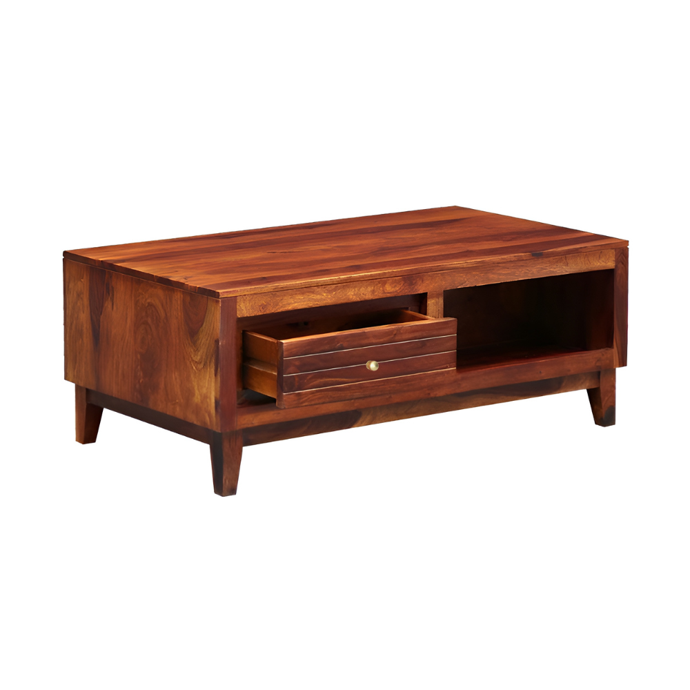 Quinlan Solid Sheesham Wood Coffee Table