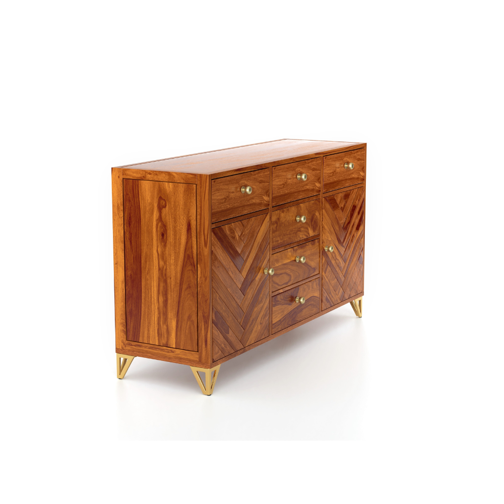 Faelan Solid Sheesham Wood Sideboard