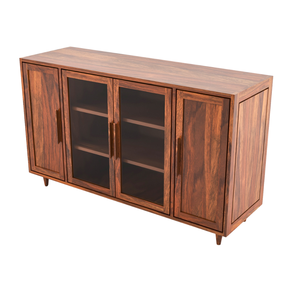 Delphine Solid Sheesham Wood Sideboard
