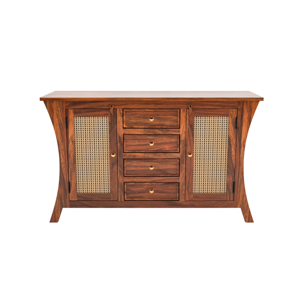 Axton Solid Sheesham Wood Sideboard