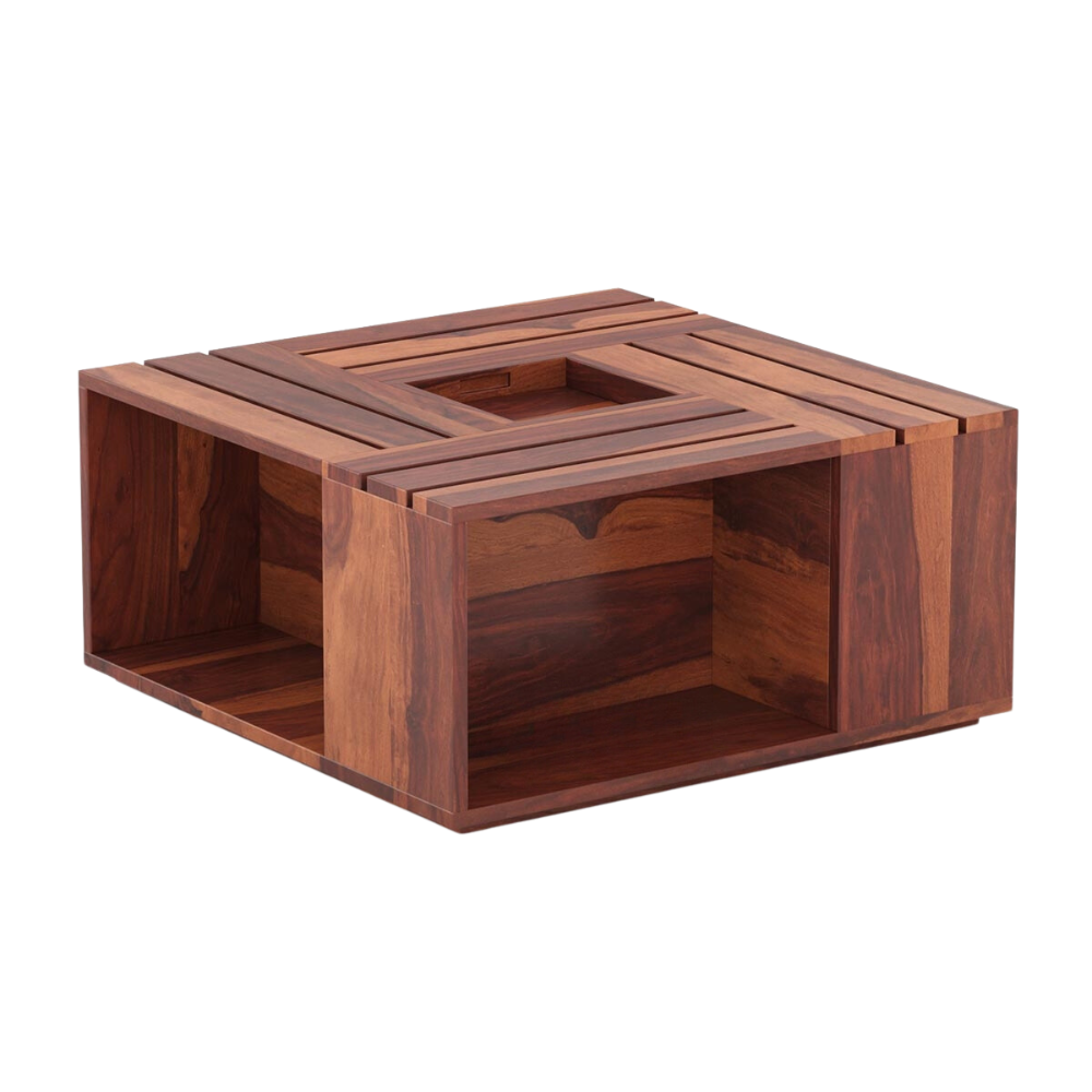 Delilah Solid Sheesham Wood Coffee Table