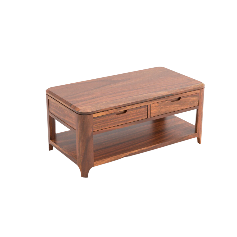 Whitley Solid Sheesham Wood Coffee Table