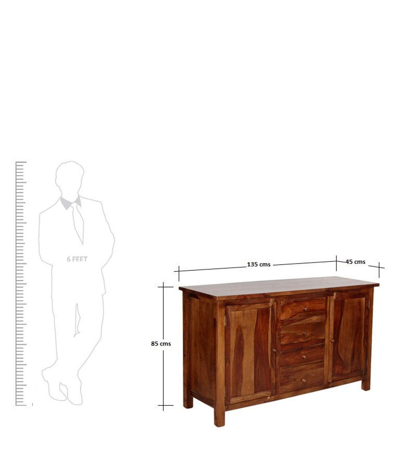 Cambrey Sheesham Wood Sideboard