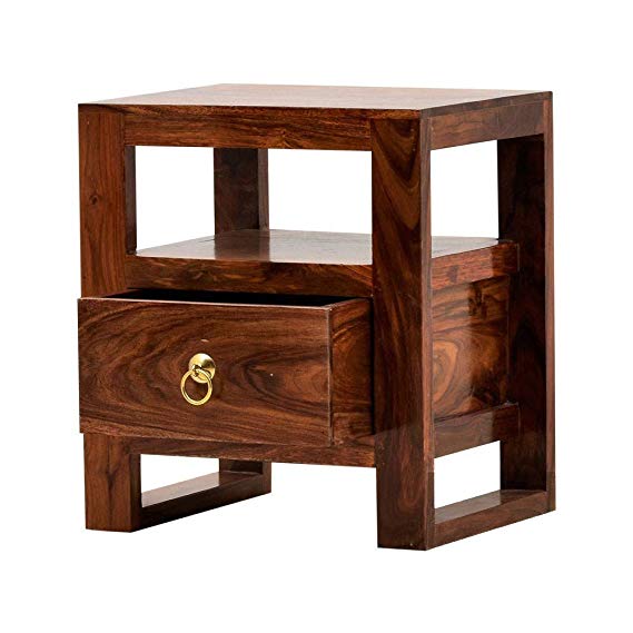Madison Bed Table with Drawer for Living Room