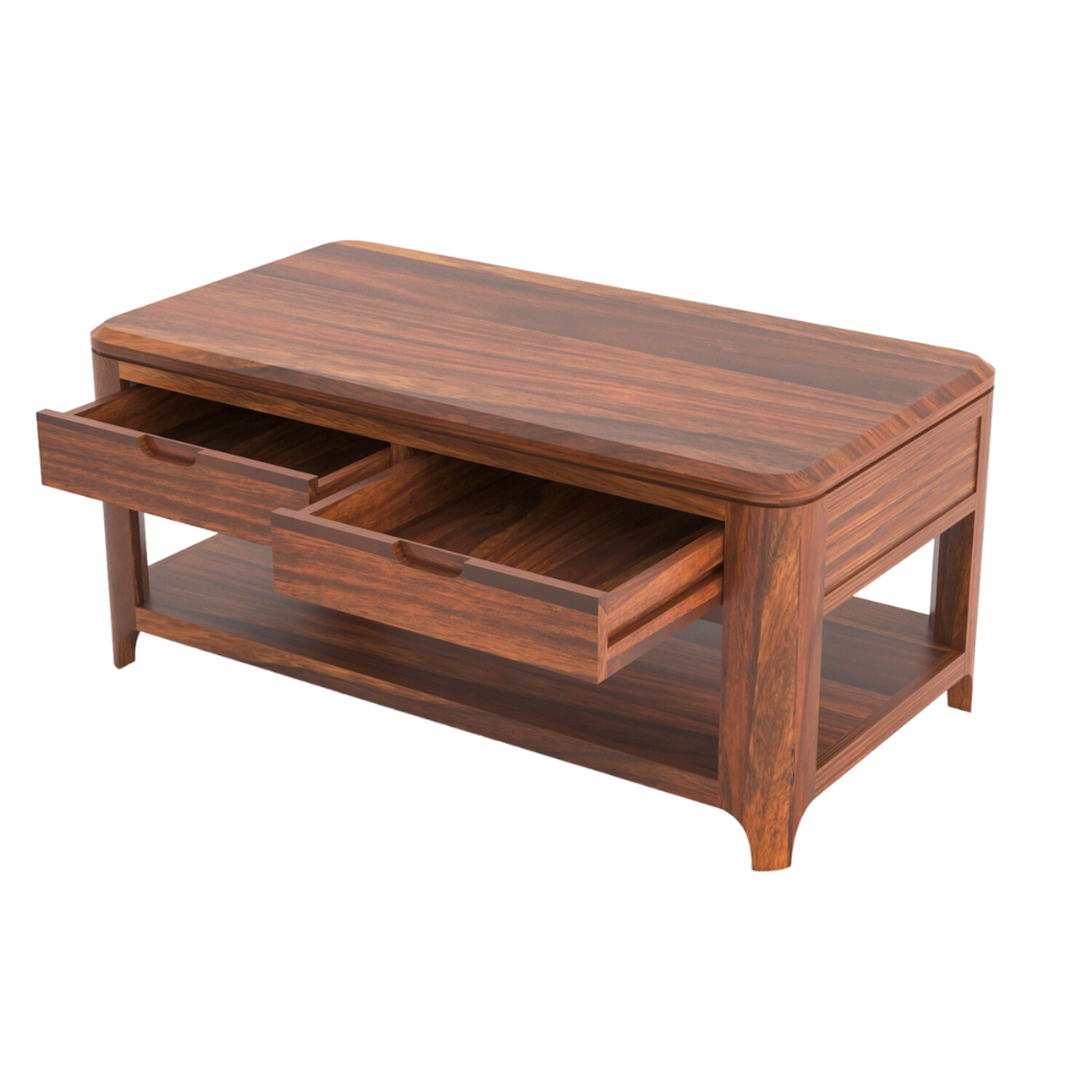 Whitley Solid Sheesham Wood Coffee Table