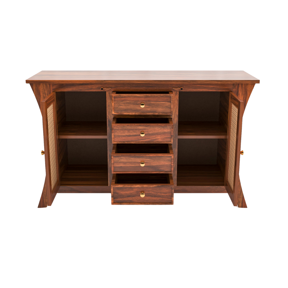 Axton Solid Sheesham Wood Sideboard