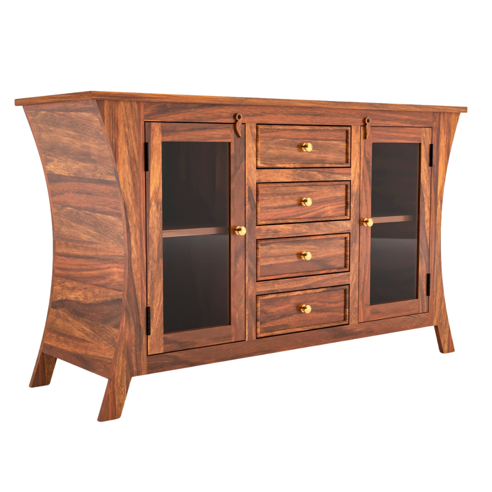 Emrys Solid Sheesham Wood Sideboard