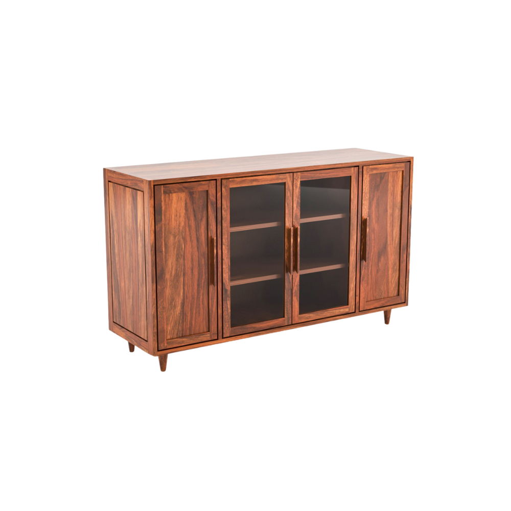 Delphine Solid Sheesham Wood Sideboard