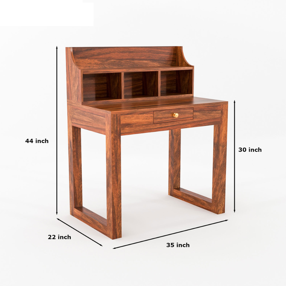 Daphne Solid Sheesham Wood Study Table