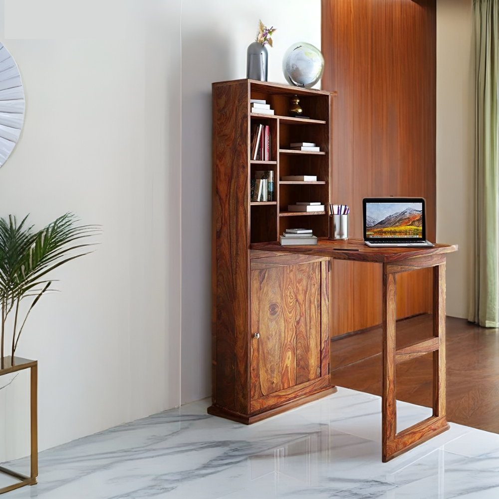 Quinn Solid Sheesham Wood Study Table
