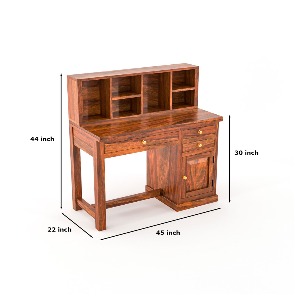 Marlowe Solid Sheesham Wood Study Table
