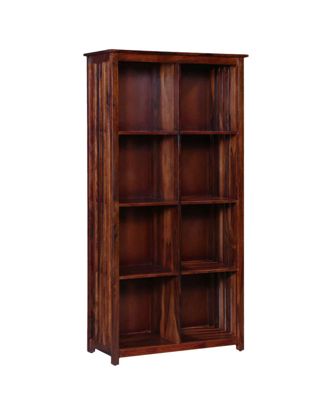 Osias Solid Wood Book Shelf in Honey Oak Finish
