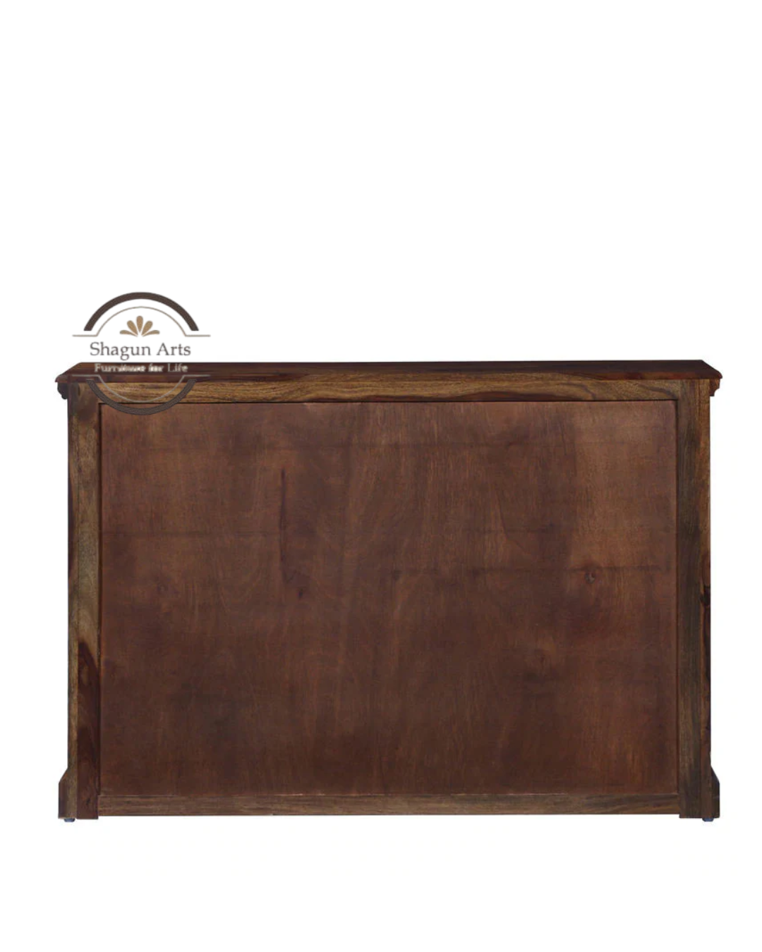 Fanny Solid Sheesham Wood 3-Tier Bookshelf in Provincial Teak Finish