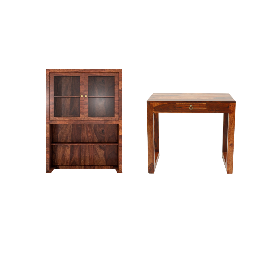 Quinlan Solid Sheesham Wood Study Table